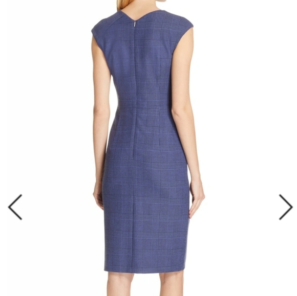 BOSS Dechesta Glen Plaid Sheath Dress - Picture 2 of 10